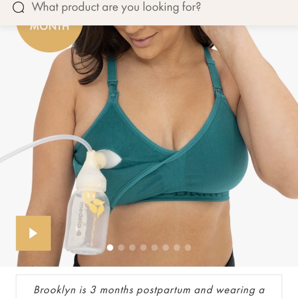 NEW Kindred Bravely pumping/nursing bra size Large-Busty